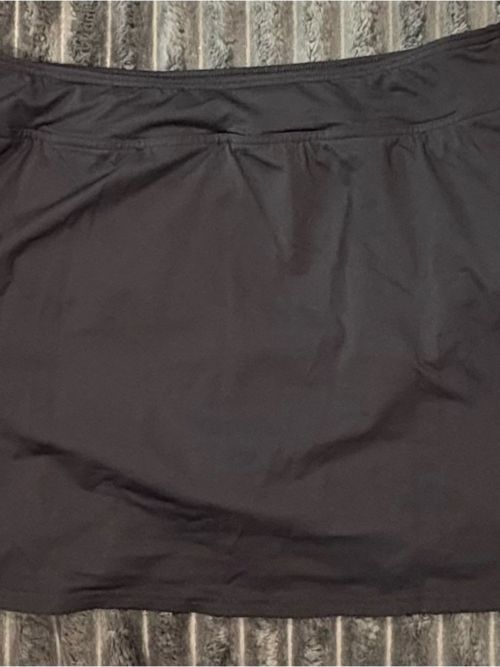 Lands' End Black Swim Skirt